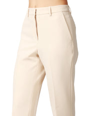 PANTALONE DONNA SEVENTY PANNA IN TESSUTO TECNICO POLY A SIGARETTA