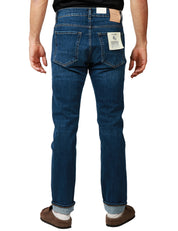 JEANS UOMO TELA GENOVA COSMY LAVAGGIO MEDIO CINQUE TASCHE SLIM FIT