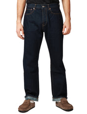 JEANS UOMO TELA GENOVA RODOLFO BLU DENIM CINQUE TASCHE A GAMBA DRITTA