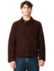 Giacca uomo universal works brown in lana con colletto e bottoni