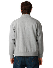 GIACCA UOMO UNIVERSAL WORKS GRIGIA CON COLLETTO E ZIP BIDIREZIONALE