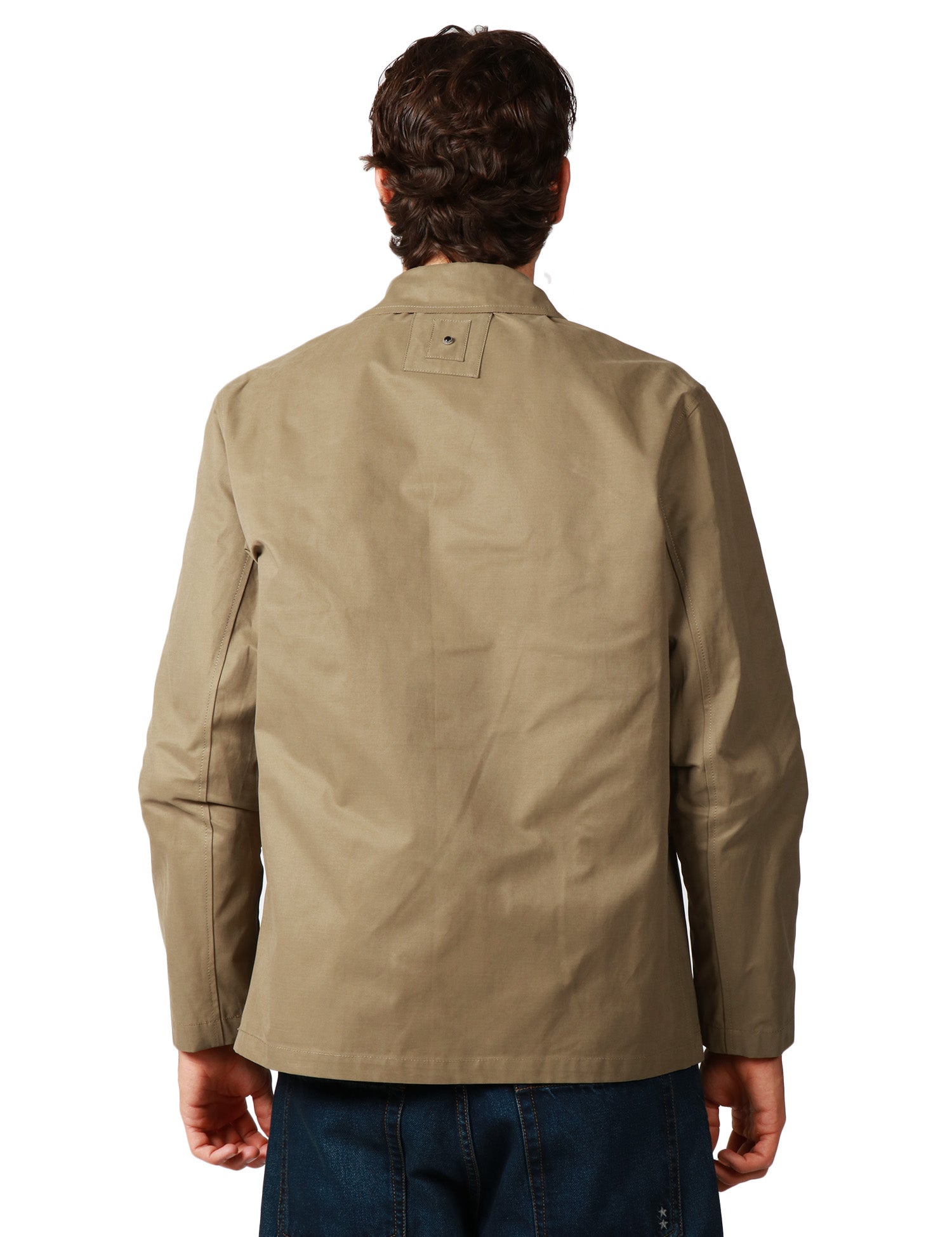 OVERSHIRT UOMO WHITESAND MILITARE CON TASCHE A TOPPA SUI FIANCHI