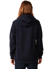 FELPA UOMO WHITESAND BLU CON CAPPUCCIO IN MAGLIA