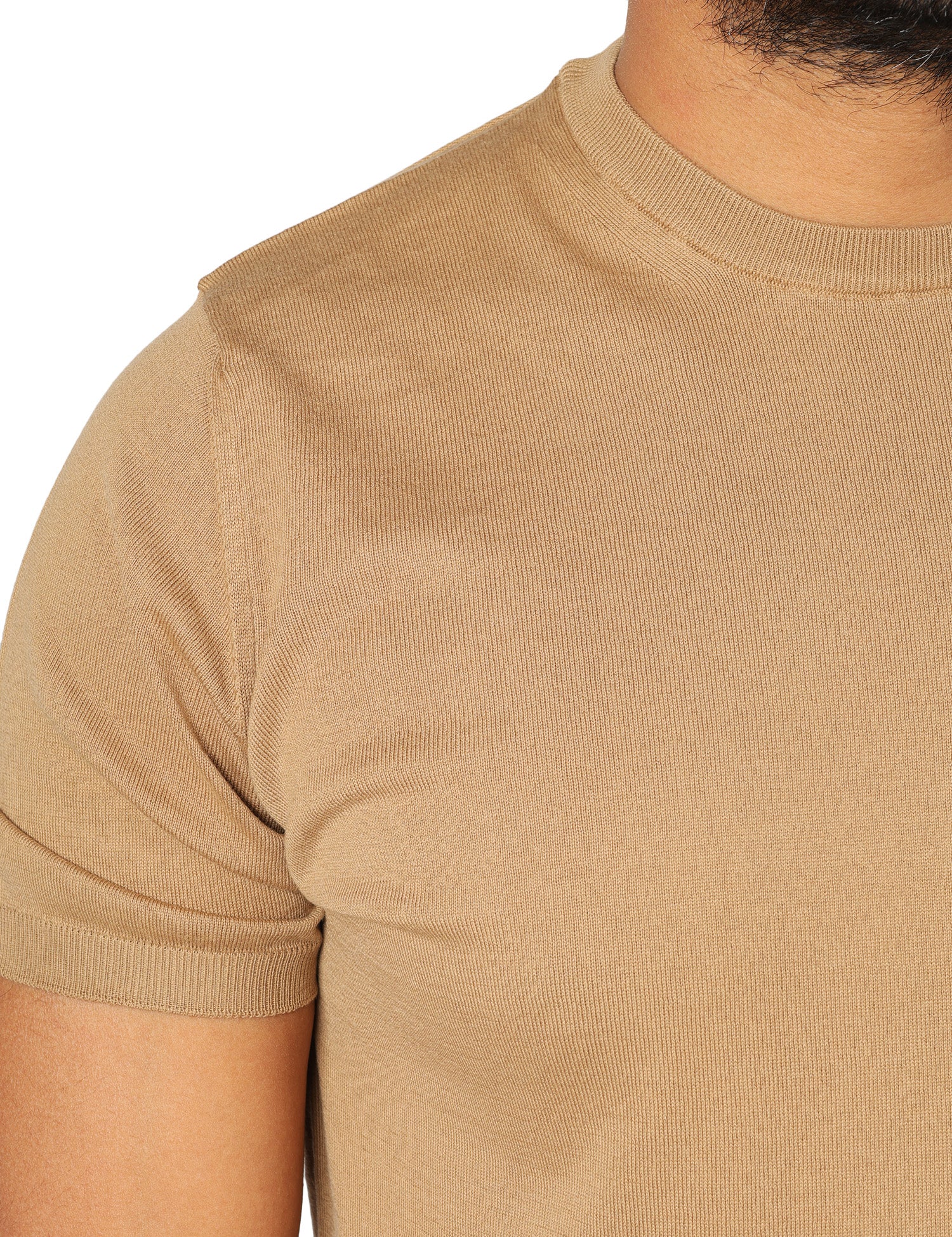 MAGLIA UOMO ALPHA STUDIO SAFARI GIROCOLLO A MEZZE MANICHE 100% LIGHT COTTON