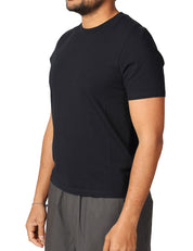 TSHIRT UOMO ALPHA STUDIO BLU NOTTE GIROCOLLO IN JERSEY STRETCH