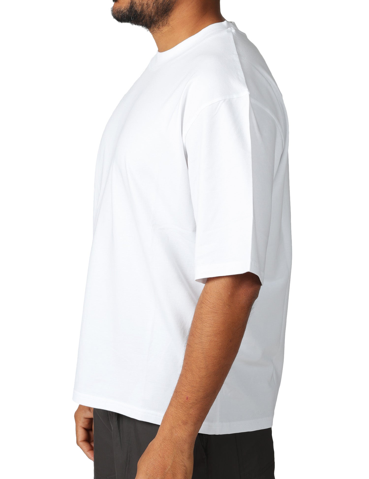 T-SHIRT UOMO ALPHA STUDIO BIANCA GIROCOLLO IN JERSEY STERTCH RELAXED FIT