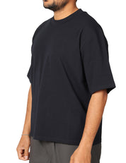 T-SHIRT UOMO ALPHA STUDIO BLU NOTTE GIROCOLLO IN JERSEY STRETCH RELAXED FIT