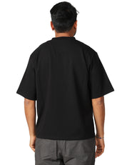 T-SHIRT UOMO ALPHA STUDIO NERA GIROCOLLO RELAXED FIT IN JERSEY STRETCH