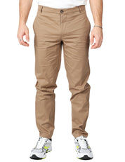 PANTALONE UOMO ALPHA STUDIO SAFARI CHINO IN COTONE TECNICO