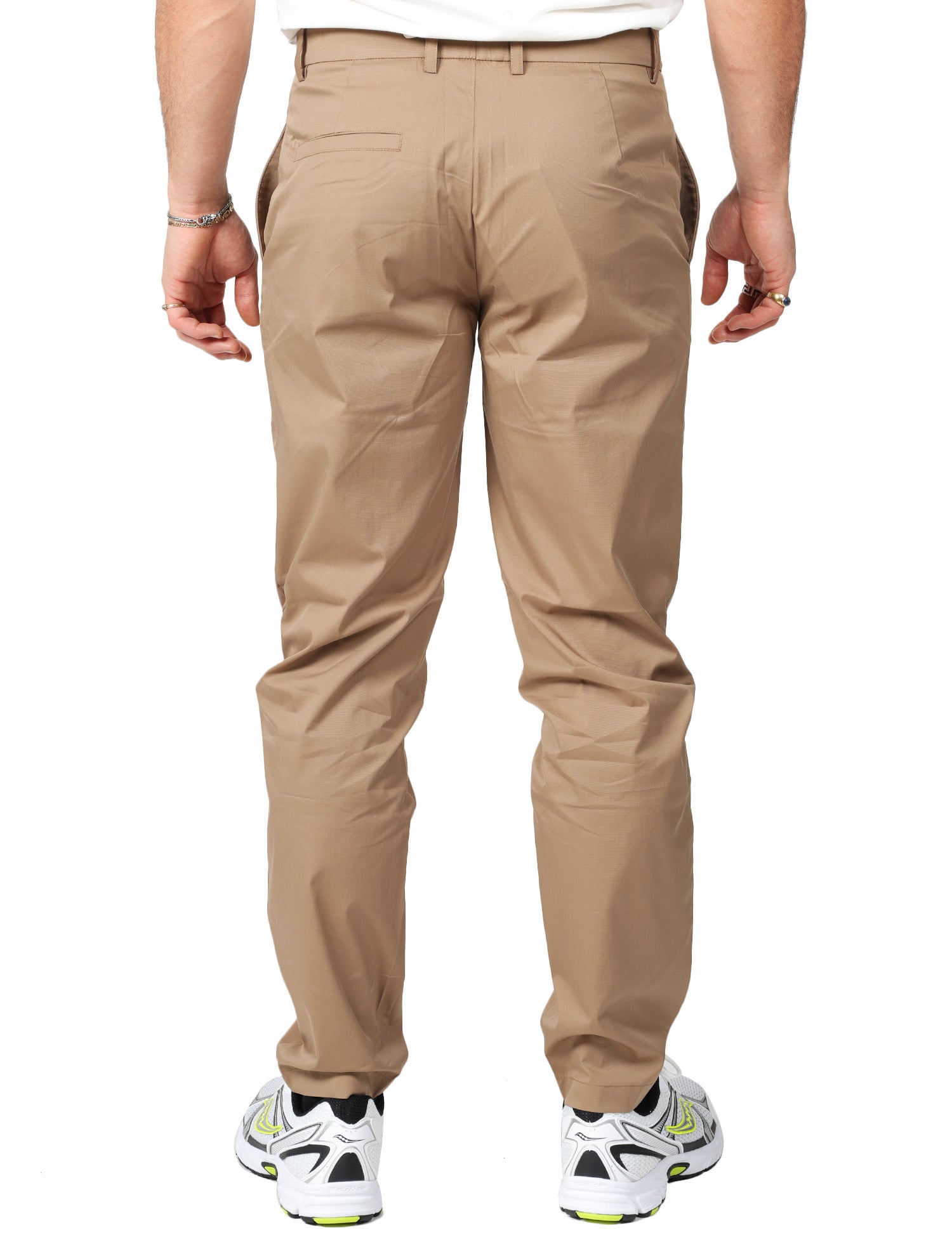 PANTALONE UOMO ALPHA STUDIO SAFARI CHINO IN COTONE TECNICO