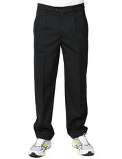PANTALONE UOMO AMARANTO NERO A GAMBA DRITTA CON PINCES SINGOLA