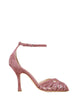 Sandalo anna f. cortem in suede con cinturino alla caviglia