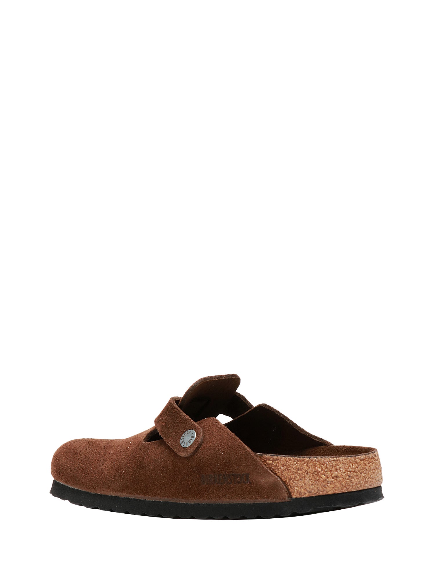 CIABATTA BIRKENSTOCK BOSTON CARAFE TONAL IN PELLE SCAMOSCIATA CON CINTURINO