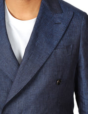 ABITO UOMO BOLLANI FREEDOM BLU CON GIACCA DOPPIOPETTO E PANTALONE DRITTO