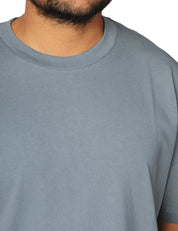 T-SHIRT UOMO BOWERY GREY GIROCOLLO RELAXED FIT IN COTONE