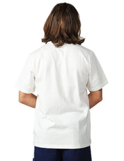 T-SHIRT UOMO BOWERY BIANCA GIROCOLLO RELAXED FIT IN COTONE LEGGERO