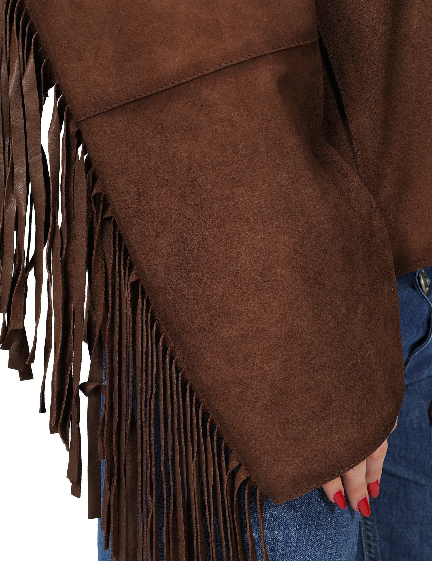 GIACCA DONNA BULLY CACAO IN PELLE SCAMOSCIATA