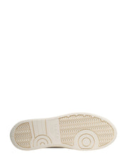 SCARPA UOMO D.A.T.E. COURT 2.0 BIANCO/BLU IN PELLE E SUEDE CON SUOLA IN GOMMA
