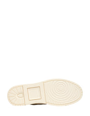 SCARPA UOMO D.A.T.E. TORNEO FRINGED NATURAL IN PELLE CON INSERTI IN LINO