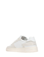 SCARPA UOMO D.A.T.E. TONEO PURE BASIC BIANCO IN PELLE E SUEDE