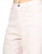 JEANS DONNA DONDUP DAKOTA ROSA CON GAMBA A PALAZZO E VITA BASSA