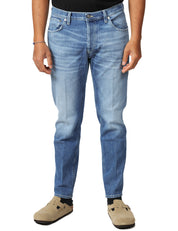 JEANS UOMO DONDUP BRIGHTON DENIM MEDIO LAVAGGIO VINTAGE CARROT FIT