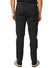 JEANS UOMO DONDUP DIAN NERO IN BULL STRETCH CARROT FIT