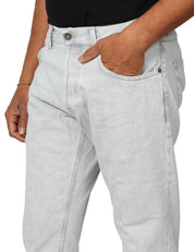 JEANS UOMO DONDUP DIAN GRIGIO CHIARO CINQUE TASCHE CARROT FIT
