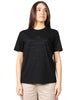 Maglia donna elisabetta franchi nera girocollo con lettering in rilievo davanti