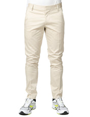 PANTALONE UOMO ENTRE AMIS SENNA SAND SLIM CON TASCA AMERICA
