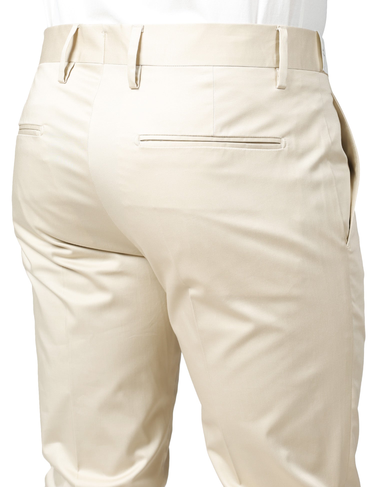PANTALONE UOMO ENTRE AMIS SENNA SAND SLIM CON TASCA AMERICA