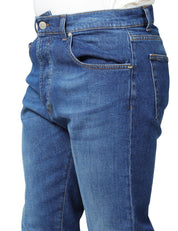 JEANS UOMO ENTRE AMIS CHRIS DENIM SCURO 5 TASCHE REGULAR FIT