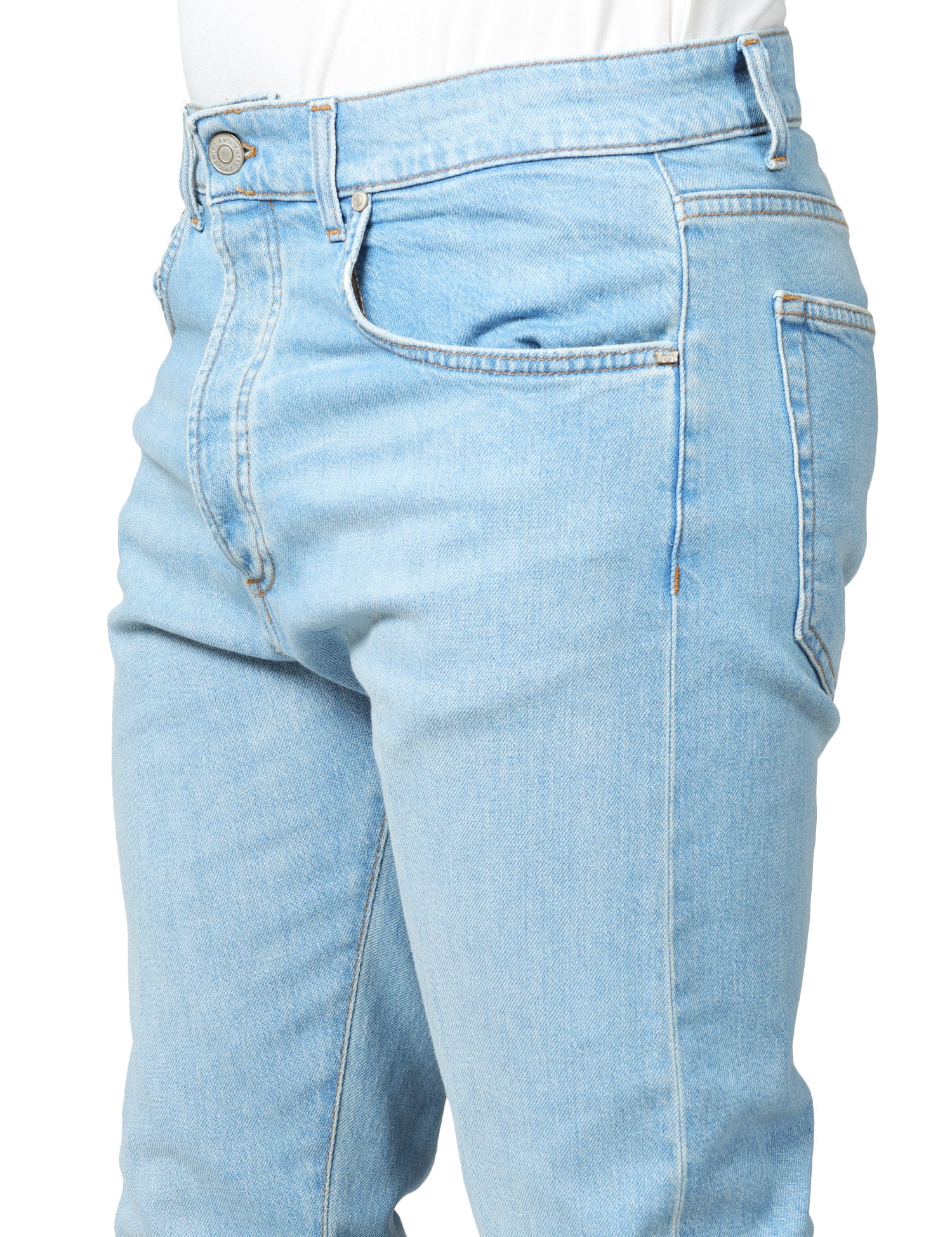 JEANS UOMO ENTRE AMIS CHRIS DENIM CHIARO 5 TASCHE REGULAR FIT
