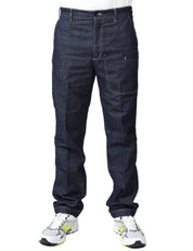 JEANS UOMO FORNITURE CIVILI JALEBI DENIM SCURO CON TASCA A TOPPA DAVANTI