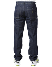 JEANS UOMO FORNITURE CIVILI JALEBI DENIM SCURO CON TASCA A TOPPA DAVANTI