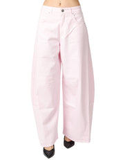 JEANS DONNA GOD SAVE DENIM IRIDE ROSA BALLON