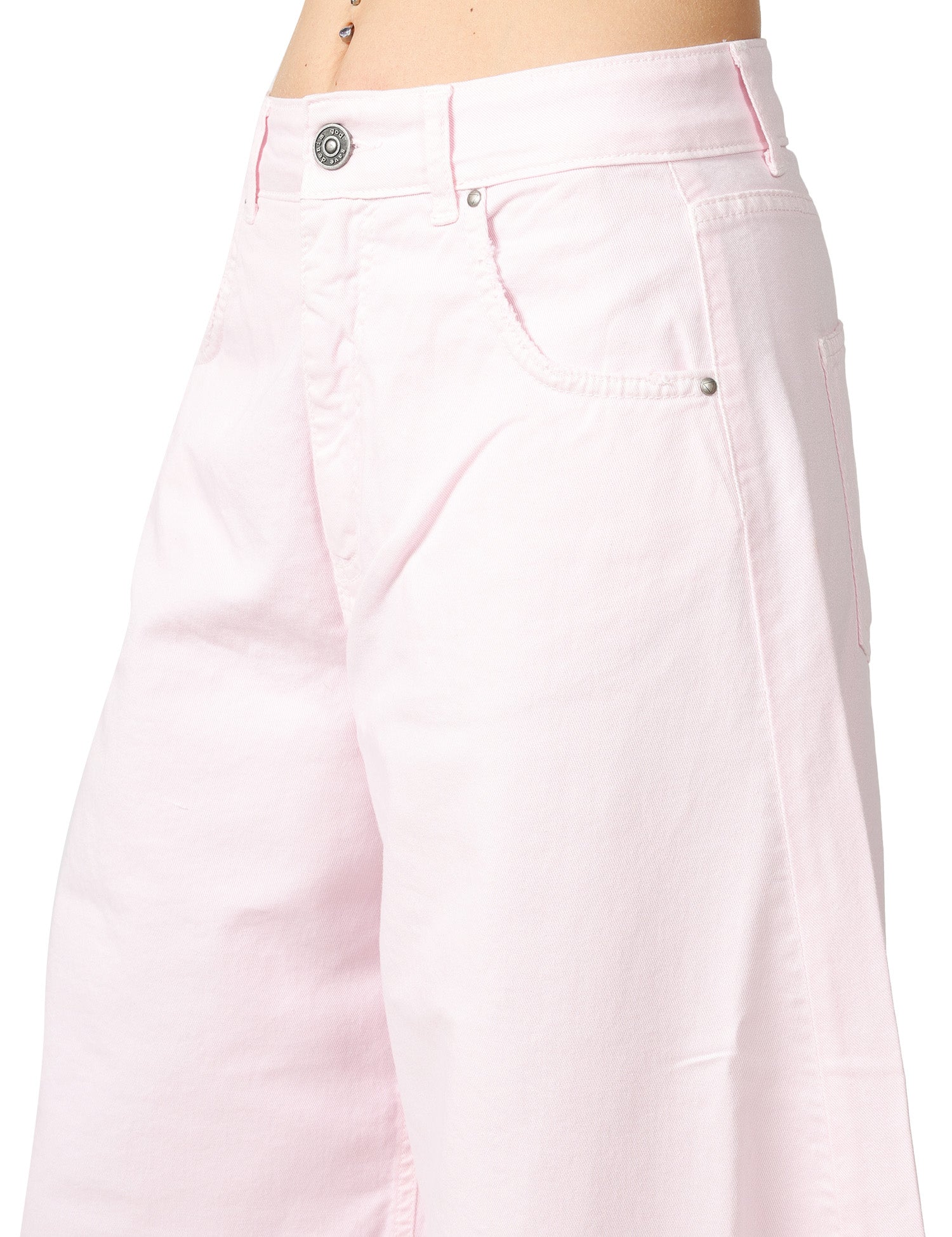 JEANS DONNA GOD SAVE DENIM IRIDE ROSA BALLON