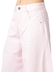 JEANS DONNA GOD SAVE DENIM IRIDE ROSA BALLON