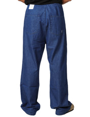 JEANS UOMO ICON DENIM CODY BLU CON COULISSE 100% COTONE ULTRA LIGHT