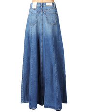 GONNA ICON DENIM CORA LAVAGGIO MEDIO SFUMATO CON FONDO SVASATO