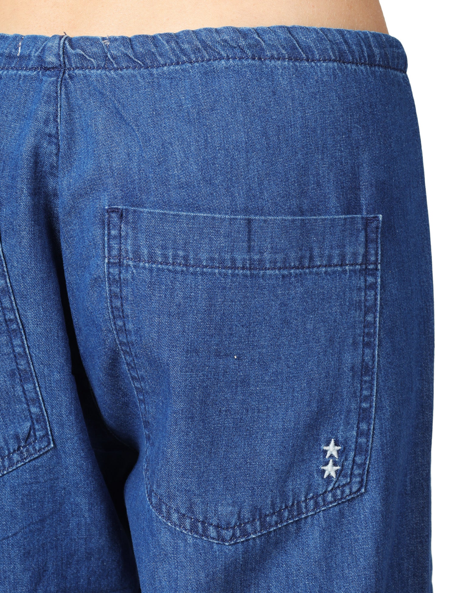JEANS DONNA ICON DENIM COSY DENIM MEDIO CON COULISSE IN COTONE ULTRALIGHT