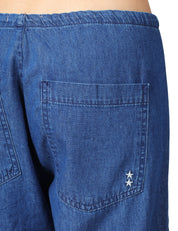 JEANS DONNA ICON DENIM COSY DENIM MEDIO CON COULISSE IN COTONE ULTRALIGHT