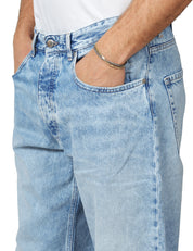 JEANS UOMO ICON DENIM WILL ECO LAVAGGIO CHIARO A GAMBA LARGA 100% ORGANIC COTTON