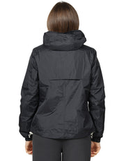 GIUBBINO DONNA K-WAY LIL 2.0 PLUS BLACK/BEIGE DOUBLE FACE CON CAPPUCCIO