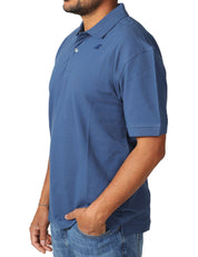 POLO UOMO K-WAY SIMOR A MEZZE MANICHE IN PIQUET ELASTICIZZATO