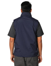 GILET UOMO K-WAY VALEN STRETCH BLU SCURO IN NYLON STRETCH CON COLLO A COSTINE