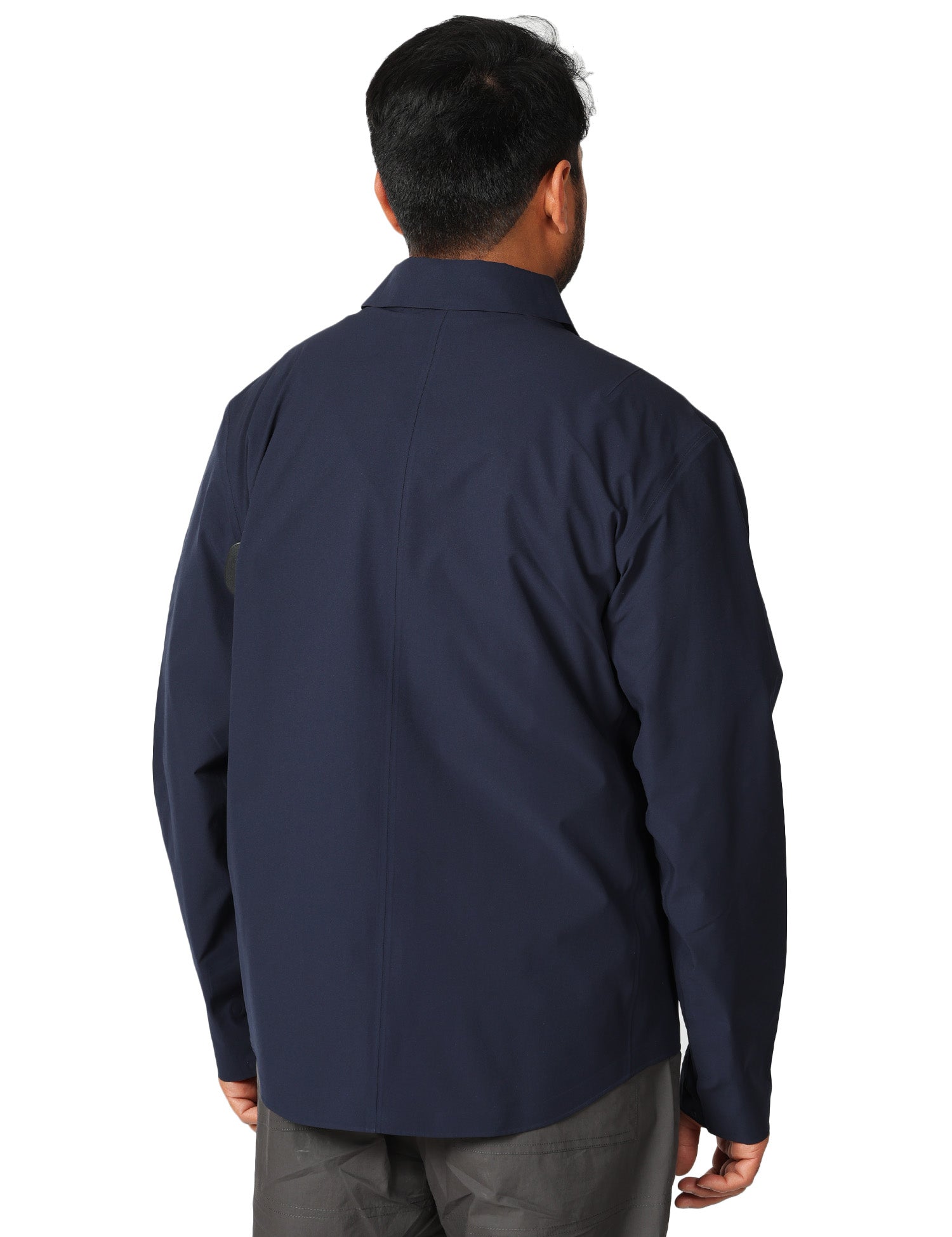 GIACCA UOMO K-WAY SHARRIE BLU SCURO IN TESSUTO TECNICO AD ASCIUGATURA RAPIDA