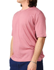 T-SHIRT UOMO K-WAY COMBE VIOLET GIROCOLLO IN FILATO DI PURO COTONE
