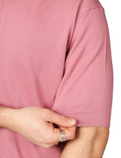 T-SHIRT UOMO K-WAY COMBE VIOLET GIROCOLLO IN FILATO DI PURO COTONE