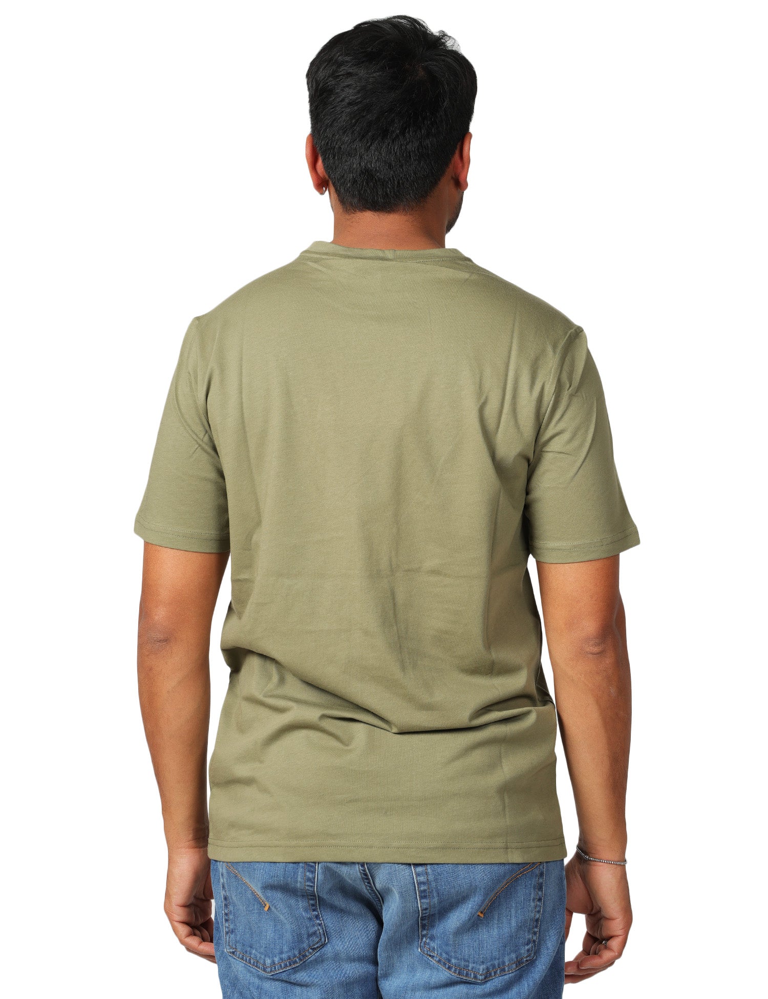 T-SHIRT UOMO K-WAY ODOM VERDE GIROCOLLO IN JERSEY DI COTONE